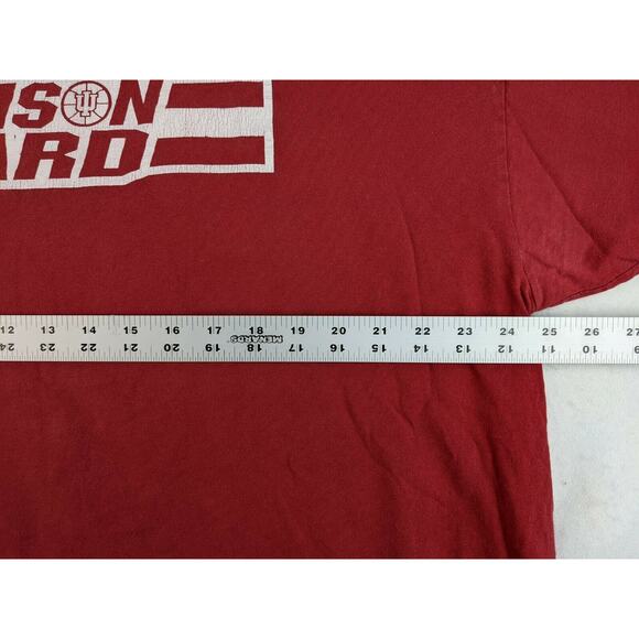 VTG Indiana University IU Crimson Guard T Shirt Size 2XL XXL Red Delta Made USA - Picture 8 of 9